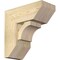 Ekena Millwork Westlake Slat Rough Sawn Bracket w/ Offset Brace, Douglas Fir, 8"W x 18"D x 18"H BKT0806X18X18WTL06RDF - alternate 1